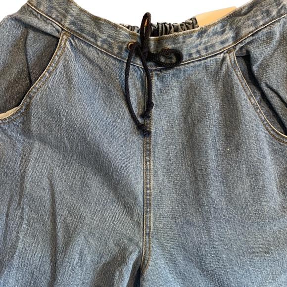 Heart 2 Heart Vintage Wide Leg Drawstring Carpenter Jeans NWT - Picture 7 of 7